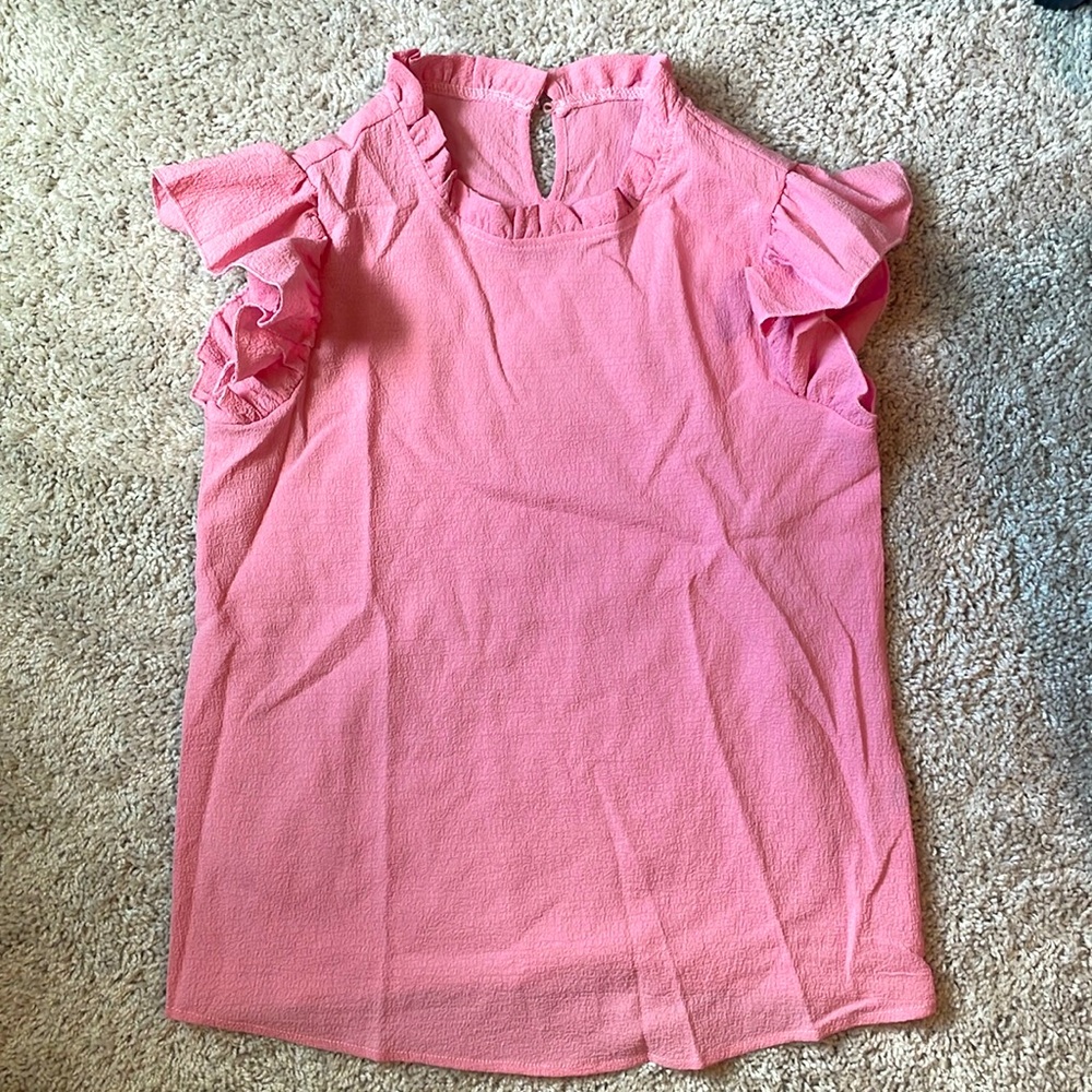 Ruffle Sleeve Blouse
